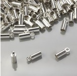 Zdjęcie - Końcówki do rzemieni kolor srebrny 2,5mm